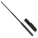 Telescopic baton made of steel with rubber grip - 16 inch...