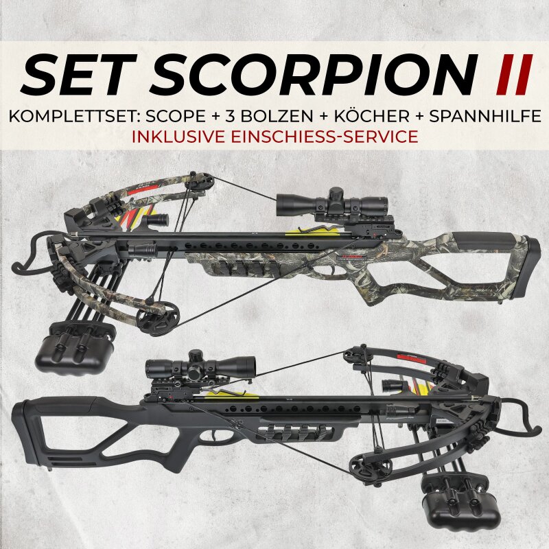Armbrust - X-BOW Scorpion II - 370 fps - 185 lbs, 400,00 €