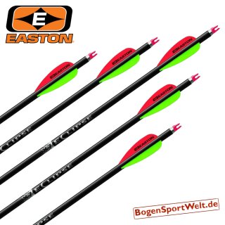 RESTPOST | 6 x Complete arrow | EASTON X7 Eclipse - Natural feathers - Aluminium | Spine: 1914 | 29,0 in.